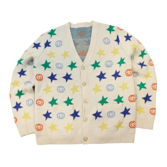 Gucci Other - Vintage Gucci Knit Tan Cardigan Size M
